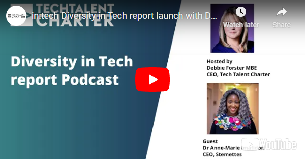 Diversity in Tech podcast cover image