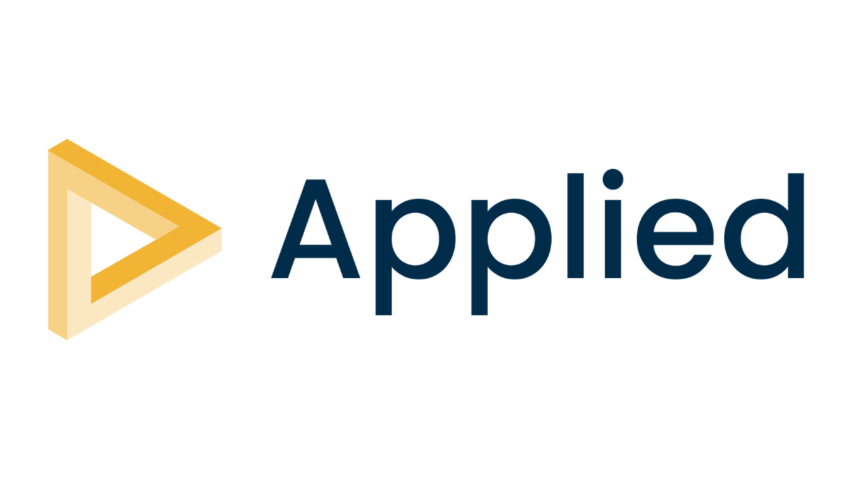 Applied's logo with a white background.